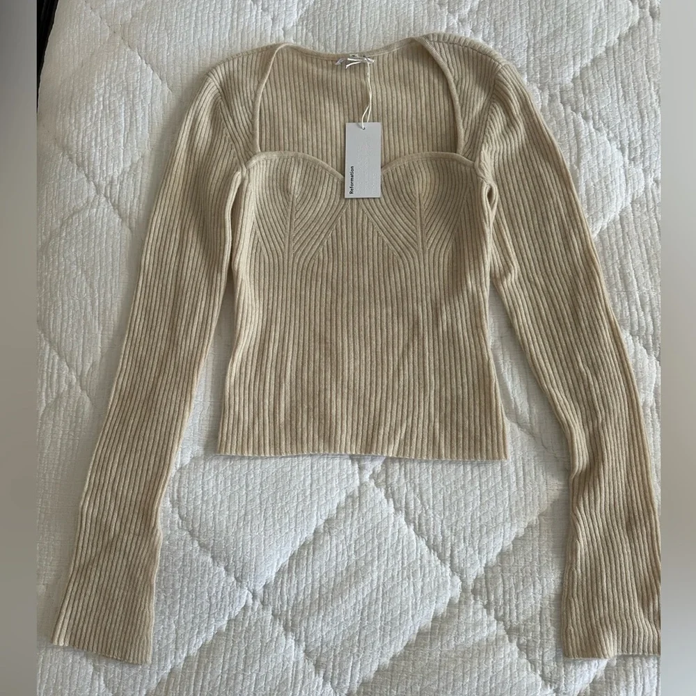 Reformation Glenna Cashmere Sweater - Picture 7 of 10